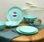 سرویس26پارچه لومینارک مدل دیوالی سبز - Image 2